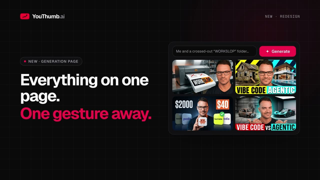 A new page to generate your thumbnails
