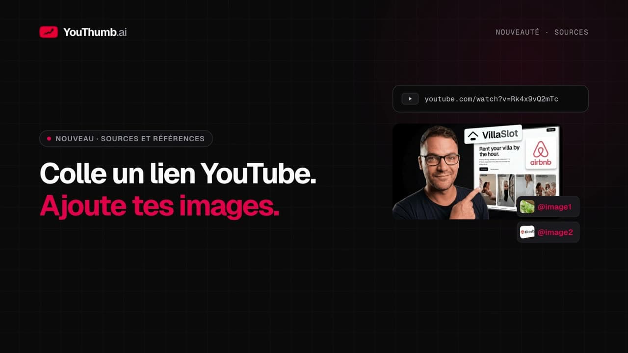 Partir d'une vidéo YouTube et de vos images
